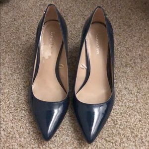 Calvin Klein Blue Pointed Pumps
